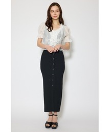 シフォンカーデセットタイトニットワンピース 春服 夏服
