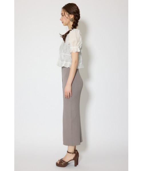 rienda(リエンダ)の「シフォンカーデセットタイトニットワンピース 春服 夏服(ワンピース・レディース・ブラック/ライトイエロー/グレー・FREE)」の16枚目の写真