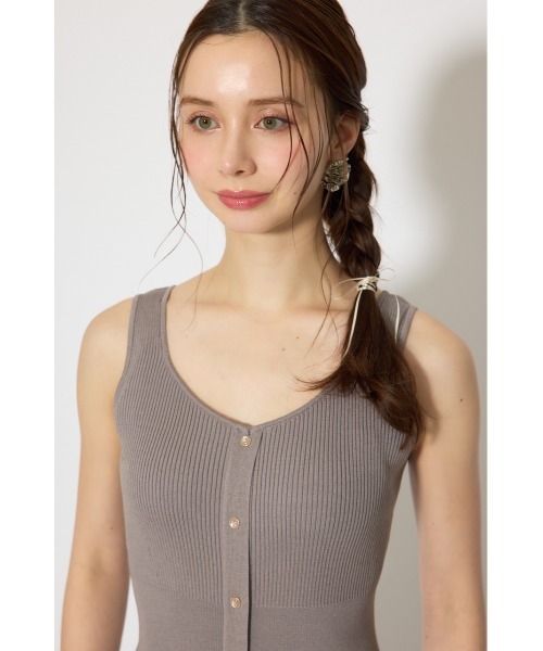 rienda(リエンダ)の「シフォンカーデセットタイトニットワンピース 春服 夏服(ワンピース・レディース・ブラック/ライトイエロー/グレー・FREE)」の21枚目の写真