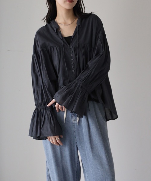 model：164cm. 着用サイズ：FREE