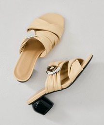 STUDIOUS | 【STUDIOUS/ステュディオス】Twisted Vegan Leather Sandals/ツイストビーガンレザーサンダル/ミュール/雨の日対応(サンダル)