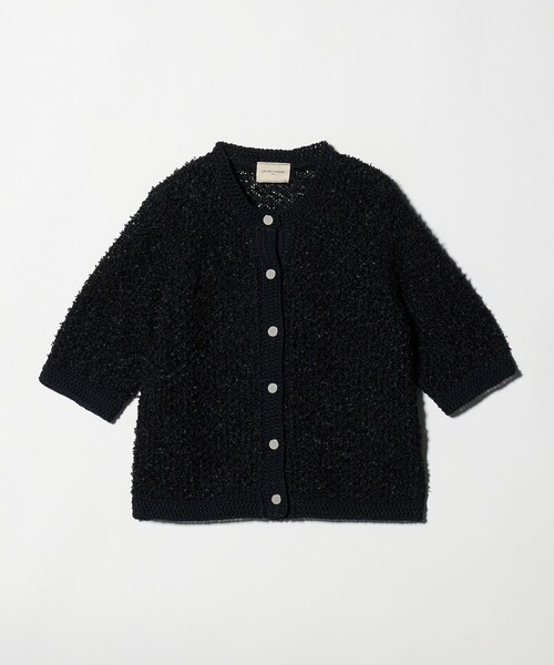 UNITED ARROWS(ユナイテッドアローズ)の「YTM 7分袖 カラー ミックス カーディガン(カーディガン/ボレロ・レディース・ナチュラル/ライム/ネイビー・FREE)」の16枚目の写真