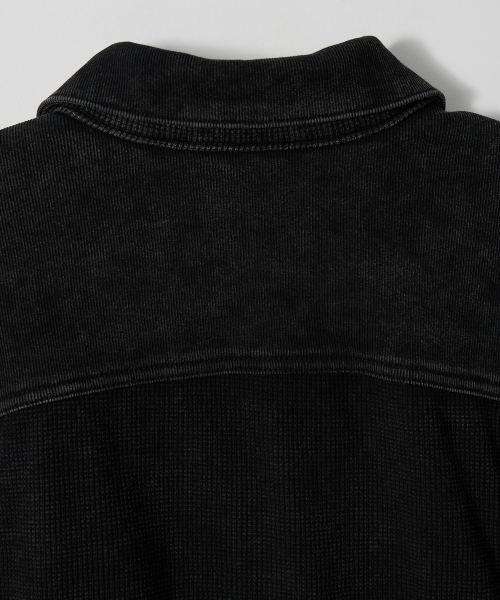 GARMENTS FAB（ガーメンツファブ）の「Washed Waffle Jacket (BLACK)（デニムジャケット・レディース・その他・MEDIUM/LARGE）」の5枚目の写真