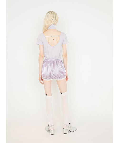 SORIN（ソリン　）の「Satin Puffed Short Pants/サテン パフショートパンツ（その他パンツ・レディース・ブラック/ライラック/カーキ・38）」の9枚目の写真