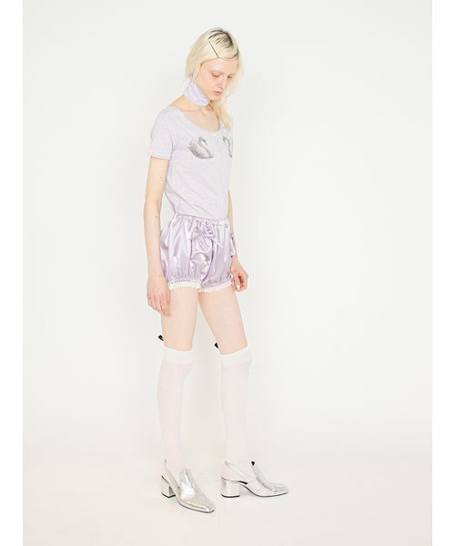 SORIN（ソリン　）の「Satin Puffed Short Pants/サテン パフショートパンツ（その他パンツ・レディース・ブラック/ライラック/カーキ・38）」の10枚目の写真