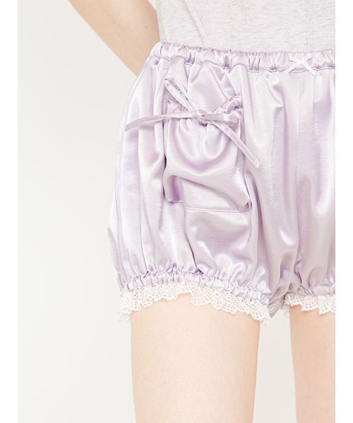 SORIN(ソリン )の「Satin Puffed Short Pants/サテン パフショートパンツ(その他パンツ・レディース・ブラック/ライラック/カーキ・38)」の12枚目の写真