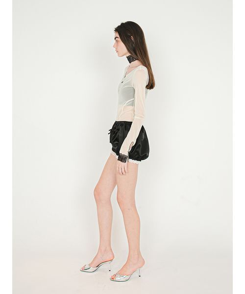 SORIN(ソリン )の「Satin Puffed Short Pants/サテン パフショートパンツ(その他パンツ・レディース・ブラック/ライラック/カーキ・38)」の21枚目の写真