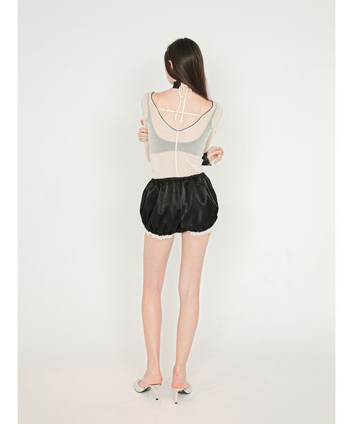SORIN(ソリン )の「Satin Puffed Short Pants/サテン パフショートパンツ(その他パンツ・レディース・ブラック/ライラック/カーキ・38)」の22枚目の写真
