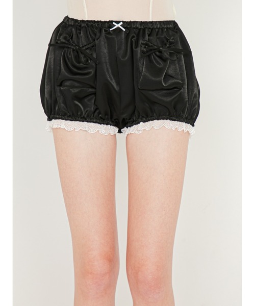 Satin Puffed Short Pants/サテン パフショートパンツ（その他パンツ