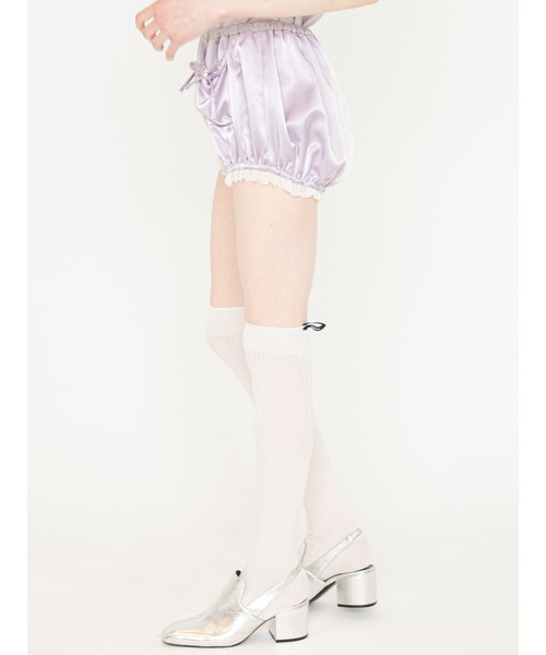 SORIN(ソリン )の「Satin Puffed Short Pants/サテン パフショートパンツ(その他パンツ・レディース・ブラック/ライラック/カーキ・38)」の5枚目の写真