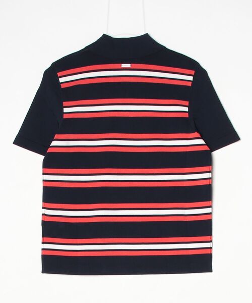 Barbour(バブアー)の「Launton ストライプニットポロシャツ(レディース)(ニット/セーター・レディース・ネイビー・8/10)」の9枚目の写真