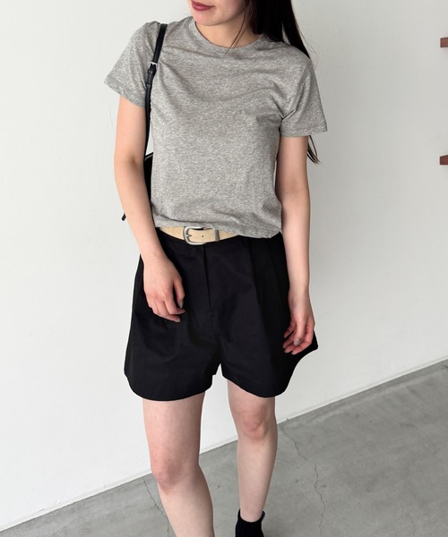 CANAL JEAN(キャナルジーン)の「diggity コットンテンセルTシャツ(Tシャツ/カットソー・レディース・グレー/ネイビー/ホワイト/ブラック・ONE SIZE)」の3枚目の写真