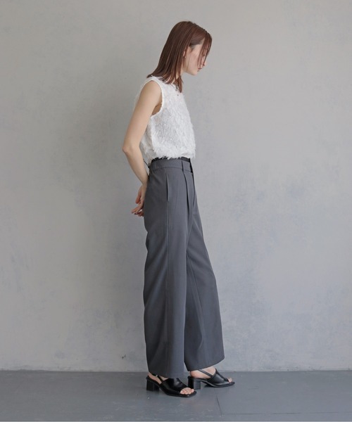 &g'aime(アンジェム)の「【&g'aime 】ジャガードチュニックブラウス Jacquard Tunic Blouse(シャツ/ブラウス・レディース・ブラック/オフホワイト・FREE)」の12枚目の写真