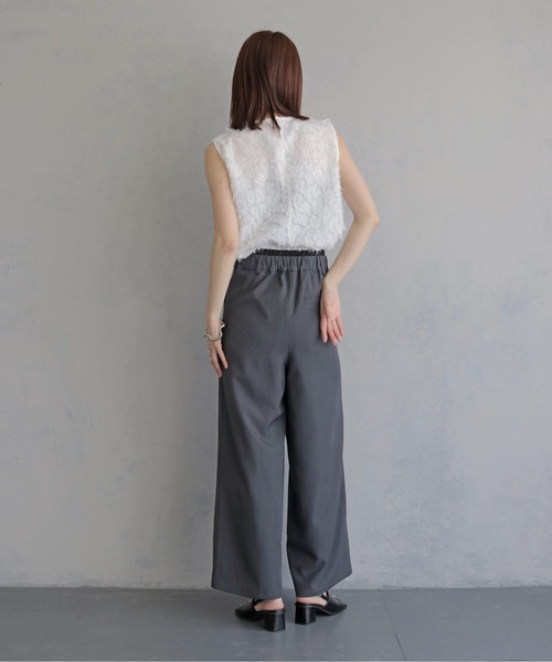 &g'aime(アンジェム)の「【&g'aime 】ジャガードチュニックブラウス Jacquard Tunic Blouse(シャツ/ブラウス・レディース・ブラック/オフホワイト・FREE)」の13枚目の写真