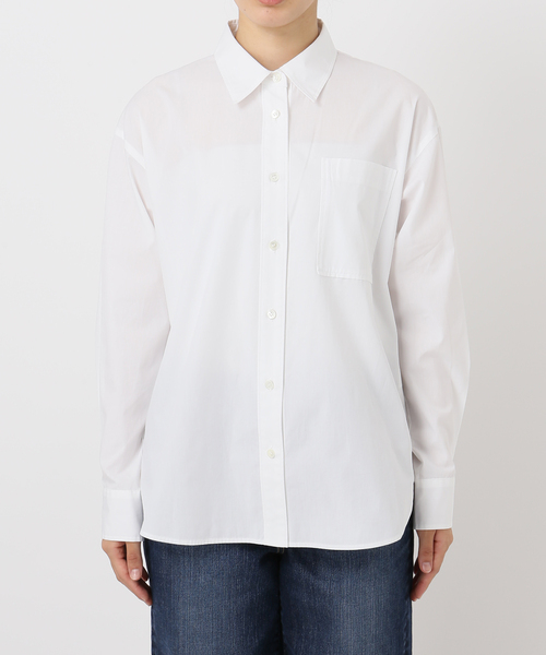 Spick & Span(スピックアンドスパン)の「《追加3》50コットンコンパクトシャツ(シャツ/ブラウス・レディース・サックスブルー/その他10/ホワイト・FREE)」の21枚目の写真