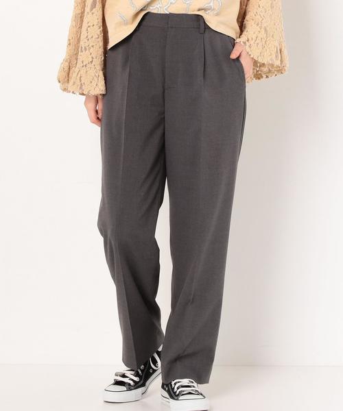 Another Edition(アナザーエディション)の「タックパンツ/AEBC P/R TUCK PT◆(その他パンツ・レディース・グレー/ベージュ・MEDIUM/SMALL)」の1枚目の写真