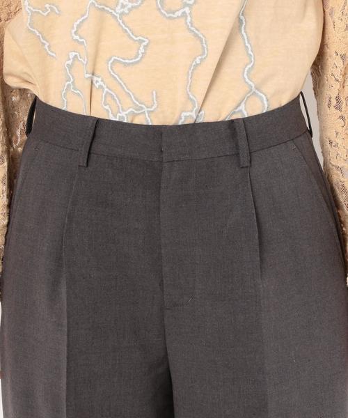 Another Edition(アナザーエディション)の「タックパンツ/AEBC P/R TUCK PT◆(その他パンツ・レディース・グレー/ベージュ・MEDIUM/SMALL)」の7枚目の写真