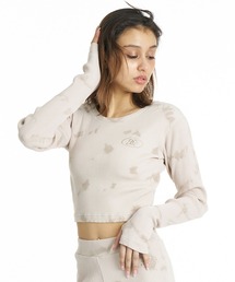 DC/ディーシー 長袖 Tシャツ ロンT リブ クロップド丈 ショート丈 26 WS TELECO SHORT LS LLT264316