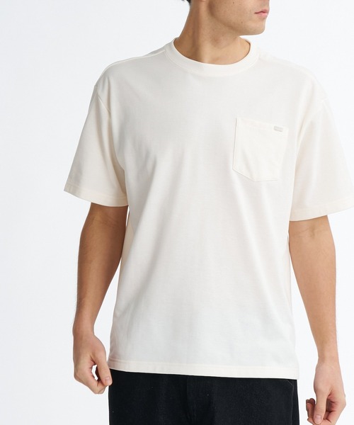 RVCA(ルーカ)の「RVCA メンズ TECH PILE ST Tシャツ 【2026年夏モデル】(Tシャツ/カットソー・メンズ・ブルー系その他/ナチュラル/ブラック・MEDIUM/LARGE/X-LARGE/SMALL)」の2枚目の写真