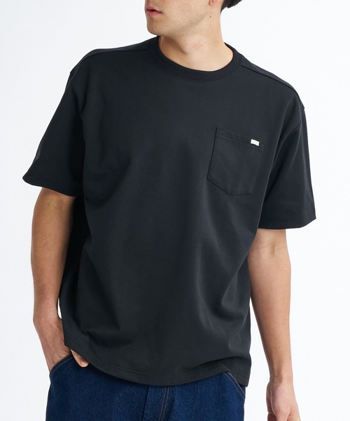 RVCA(ルーカ)の「RVCA メンズ TECH PILE ST Tシャツ 【2026年夏モデル】(Tシャツ/カットソー・メンズ・ブルー系その他/ナチュラル/ブラック・MEDIUM/LARGE/X-LARGE/SMALL)」の1枚目の写真