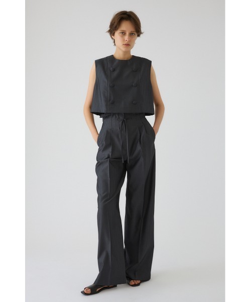 RIM.ARK(リムアーク)の「Mannish vest like tops マニッシュ ベスト ライク トップス(シャツ/ブラウス・レディース・ブラック/グレー・FREE)」の19枚目の写真