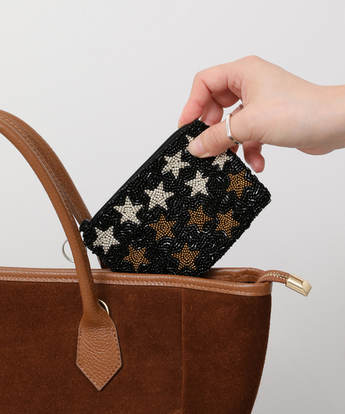 JOURNAL STANDARD relume(ジャーナルスタンダード レリューム)の「《WEB限定追加》【TIANA DESIGNS/ティアナデザイン】スモールポーチ(その他小物・レディース・ブラウン/ブラック/ブラックミックス・FREE)」の3枚目の写真