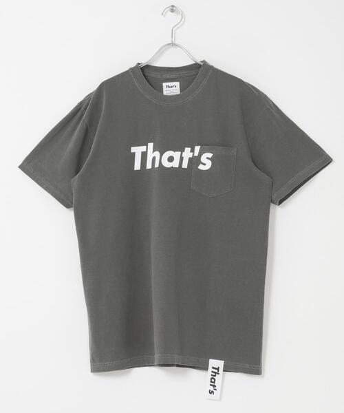 THE GOODLAND MARKET（ザグッドランドマーケット）の「That’s　The Tee [Relax]（Tシャツ/カットソー・メンズ・ダークグレー/ライトブルー・X-LARGE/LARGE/MEDIUM）」の3枚目の写真