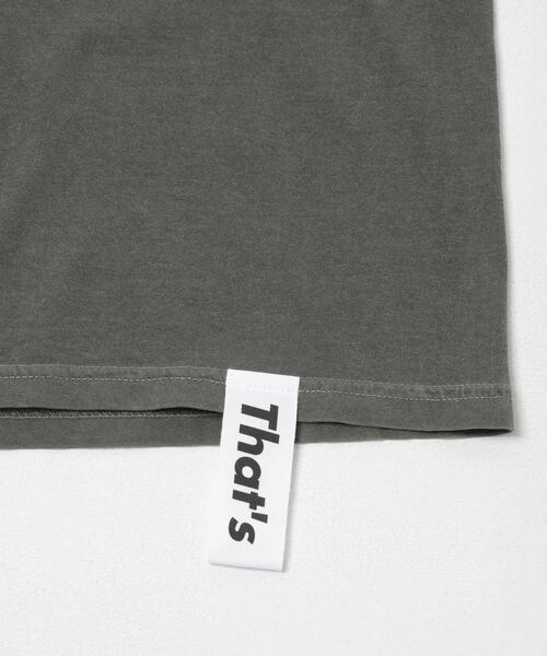 THE GOODLAND MARKET（ザグッドランドマーケット）の「That’s　The Tee [Relax]（Tシャツ/カットソー・メンズ・ダークグレー/ライトブルー・X-LARGE/LARGE/MEDIUM）」の6枚目の写真