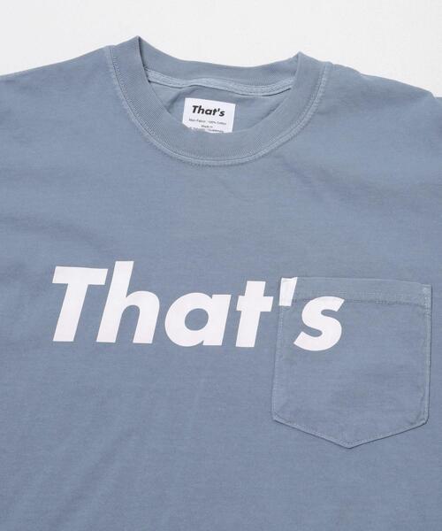 THE GOODLAND MARKET（ザグッドランドマーケット）の「That’s　The Tee [Relax]（Tシャツ/カットソー・メンズ・ダークグレー/ライトブルー・X-LARGE/LARGE/MEDIUM）」の11枚目の写真