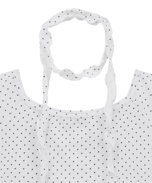 Midnight Move（ミッドナイトムーブ）の「off dot t (white)（Tシャツ/カットソー・レディース・その他・FREE）」の3枚目の写真