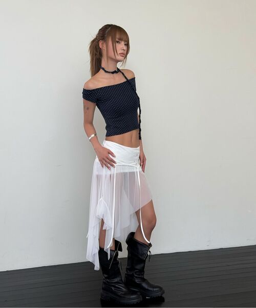 Midnight Move（ミッドナイトムーブ）の「off dot t (white)（Tシャツ/カットソー・レディース・その他・FREE）」の9枚目の写真
