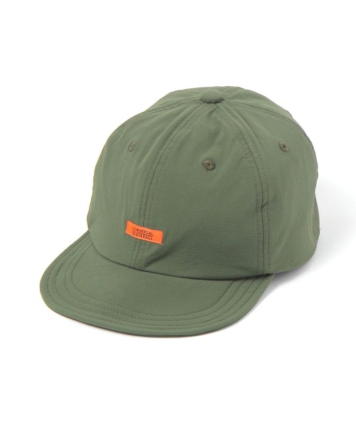 UNIVERSAL OVERALL(ユニバーサルオーバーオール)の「【UNIVERSAL OVERALL】別注 NYLON SHORT BRIM CAP(キャップ・メンズ・ダークグレー/カーキ/ブラック/ベージュ・FREE)」の19枚目の写真