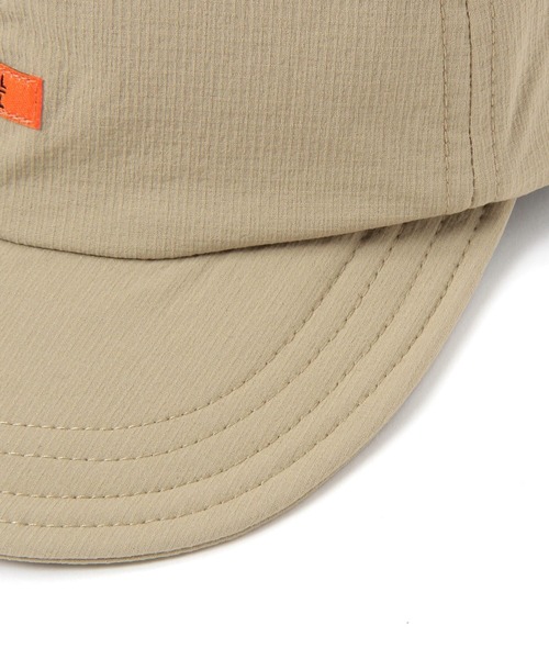 UNIVERSAL OVERALL(ユニバーサルオーバーオール)の「【UNIVERSAL OVERALL】別注 NYLON SHORT BRIM CAP(キャップ・メンズ・ダークグレー/カーキ/ブラック/ベージュ・FREE)」の9枚目の写真