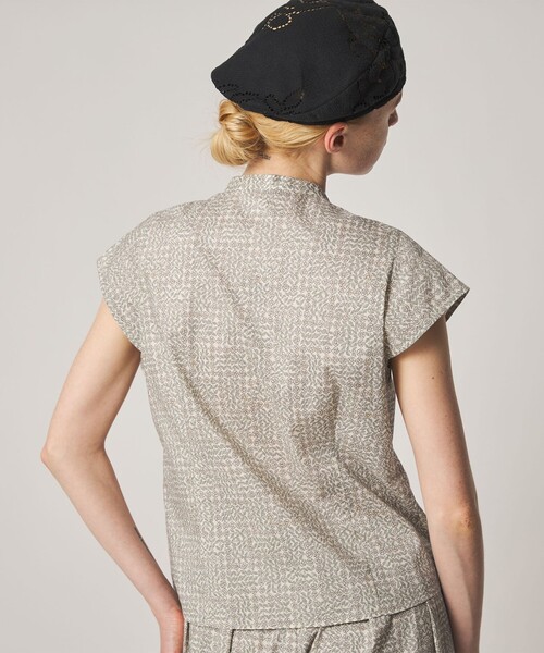 Steven Alan(スティーブンアラン)の「<Steven Alan>フレンチスリーブ ブラウス(シャツ/ブラウス・レディース・ブラック/ナチュラル/レッド・S/M)」の9枚目の写真