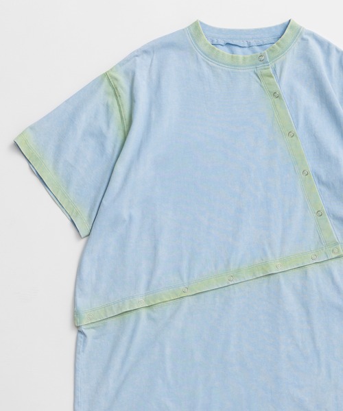 MAISON SPECIAL(メゾンスペシャル)の「Multi-way T-shirts/マルチウェイオーバーTシャツ(Tシャツ/カットソー・レディース・ブルー/ホワイト/チャコールグレー・FREE)」の13枚目の写真