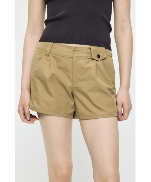 MOUSSY(マウジー)の「CHINO MICRO ショーツ(その他パンツ・レディース・ベージュ/ブラック・1/2)」の7枚目の写真