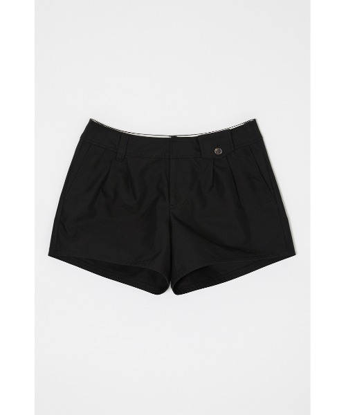MOUSSY(マウジー)の「CHINO MICRO ショーツ(その他パンツ・レディース・ベージュ/ブラック・1/2)」の16枚目の写真