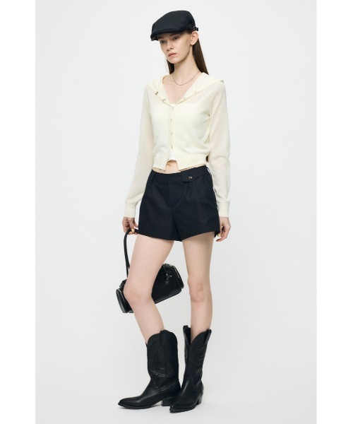 MOUSSY(マウジー)の「CHINO MICRO ショーツ(その他パンツ・レディース・ベージュ/ブラック・1/2)」の19枚目の写真