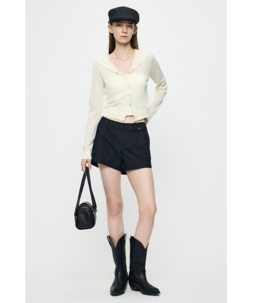 MOUSSY(マウジー)の「CHINO MICRO ショーツ(その他パンツ・レディース・ベージュ/ブラック・1/2)」の20枚目の写真