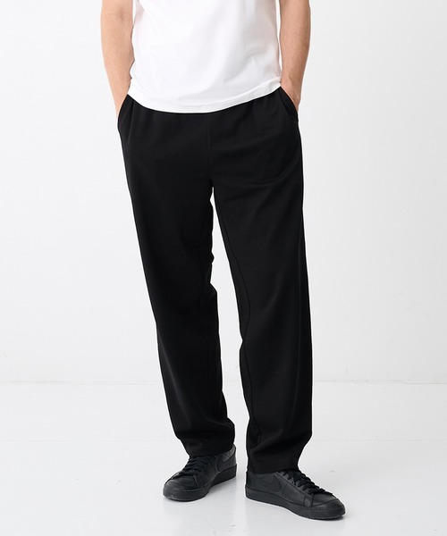 ATTACHMENT(アタッチメント)の「【ATTACHMENT/アタッチメント】COTTON DOUBLE FACE LOUNGE TROUSERS/コットンダブルフェイス ラウンジパンツ(その他パンツ・メンズ・ブラック・2/3)」の1枚目の写真