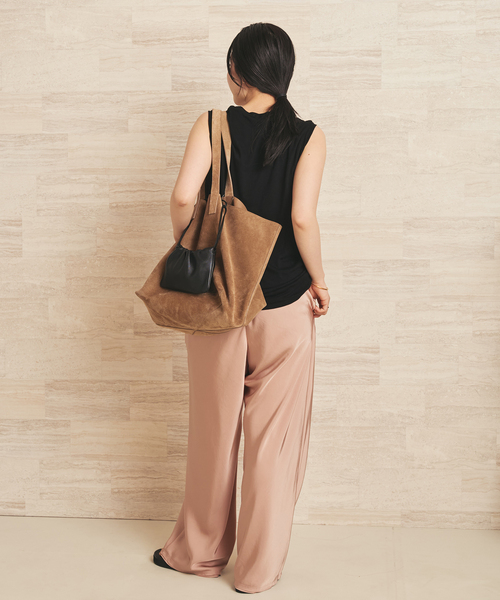 plage（プラージュ）の「Loose sleeveless Tシャツ（Tシャツ/カットソー・レディース・チャコールグレー/ピンク/ブラック・FREE）」の20枚目の写真