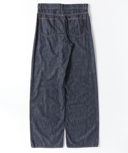 DOUBLE STANDARD CLOTHING（ダブルスタンダードクロージング）の「シルクネップカーブデニム（デニムパンツ・レディース・インディゴブルー・38/36/34）」の17枚目の写真