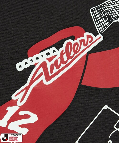 FREAK'S STORE(フリークスストア)の「J.LEAGUE × FREAK’S STORE別注 SUPPORTERS SHORT SLEEVE TEE【鹿島アントラーズ】 / Jリーグ別注 Tシャツ(Tシャツ/カットソー・メンズ・チャコールグレー/ホワイト・MEDIUM/SMALL/X-LARGE/LARGE)」の12枚目の写真