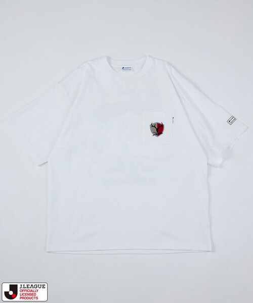 FREAK'S STORE(フリークスストア)の「J.LEAGUE × FREAK’S STORE別注 SUPPORTERS SHORT SLEEVE TEE【鹿島アントラーズ】 / Jリーグ別注 Tシャツ(Tシャツ/カットソー・メンズ・チャコールグレー/ホワイト・MEDIUM/SMALL/X-LARGE/LARGE)」の14枚目の写真