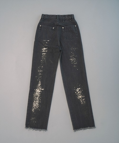 OPEN SESAME CLUB(オープンセサミクラブ)の「tides edge denim(デニムパンツ・レディース・ブラック・2/1)」の2枚目の写真