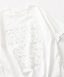 FUNALIVE（ファンアライブ）の「ABETTOR フロントエンボス長文ロゴ SS T 半袖（Tシャツ/カットソー）」
