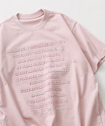 FUNALIVE（ファンアライブ）の「ABETTOR フロントエンボス長文ロゴ SS T 半袖（Tシャツ/カットソー）」