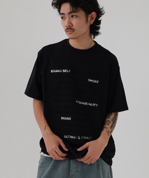 FUNALIVE(ファンアライブ)の「ABETTOR フロントエンボス長文ロゴ SS/T 半袖(Tシャツ/カットソー・メンズ・ピンク/ブラック/ホワイト・M/L)」の14枚目の写真