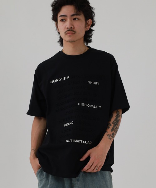 FUNALIVE(ファンアライブ)の「ABETTOR フロントエンボス長文ロゴ SS/T 半袖(Tシャツ/カットソー・メンズ・ピンク/ブラック/ホワイト・M/L)」の15枚目の写真