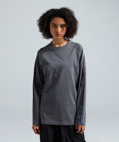 Y-3(ワイスリー)の「Y-3 OVERSIZED GRADIENT STRIPES LONG SLEEVE TEE(Tシャツ/カットソー・メンズ・グレー・SMALL/MEDIUM/LARGE/X-LARGE/X-SMALL/XX-LARGE)」の3枚目の写真
